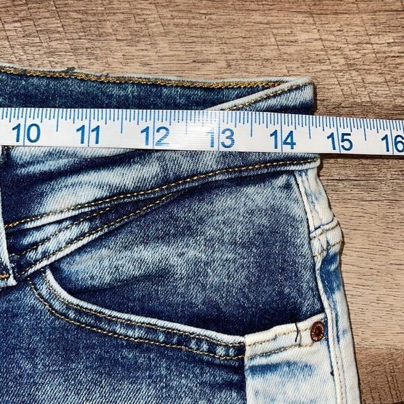 Hudson Womens Zoeey Straight Cropped Distressed High Rise Jeans Blue Size 29 - Picture 12 of 14